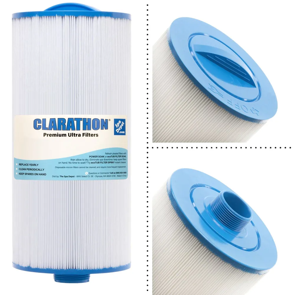 Clarathon FC-0340 Spa Filter for Advanced Spa Design/LA Spas PTL50W-SV-P4-4 6CH-50