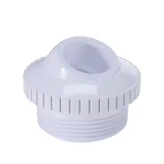 CMP 1-1/2" MIP Directional Flow Outlet Fitting, 1" Eyeball, White (25552-400-000)