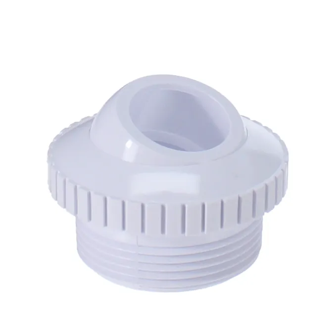 CMP 1-1/2" MIP Directional Flow Outlet Fitting, 1" Eyeball, White (25552-400-000)