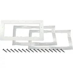 CMP Skimmer Faceplate Kit, Wide Mouth, White, Vinyl (25541-100-000)