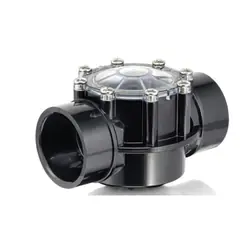 Hayward 2" X 2.5" PVC Check Valve, Dark Gray