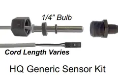 Hydro-Quip M7 Style Temp/hi-Limit Sensor 24" Generic (34-32016-HQ-K)
