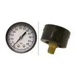 Super-Pro Pool Filter 0-60 PSI Pressure Gauge Steel Back Mount 1/4 in. (80860BU)