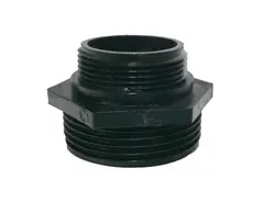 Waterway Black Union Tailpiece 1.5"MBTx1.5"MPT (417-4161)